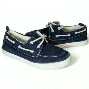 🧸Gymboree Navy Blue/White Boat Shoes- Boys 12🧸